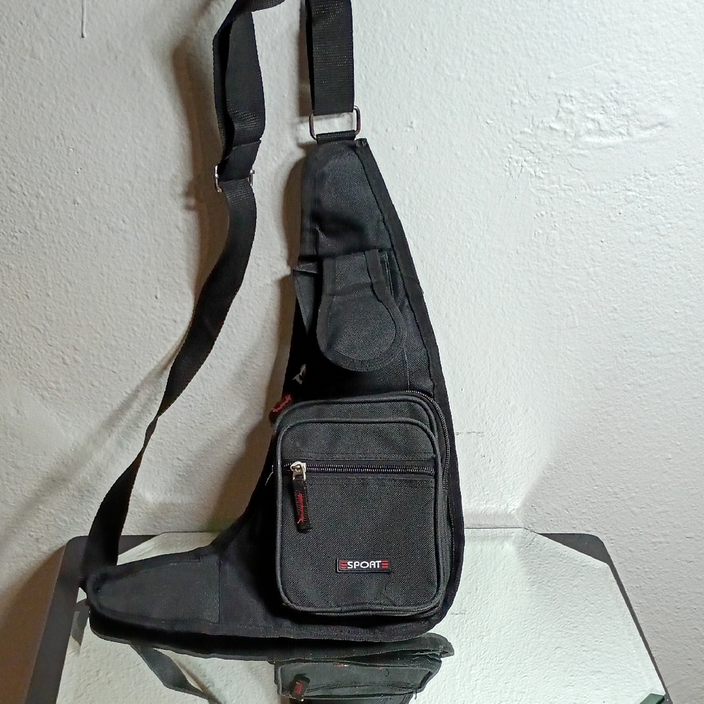 Sport Charcoal Men's Belt Bag